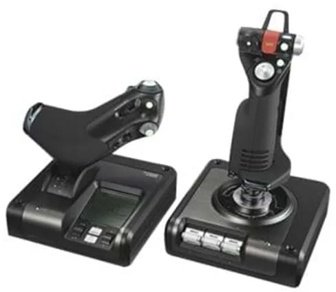 Logitech G Saitek X52 Professional H.O.T.A.S. - Joystick og gasskontroll - PC